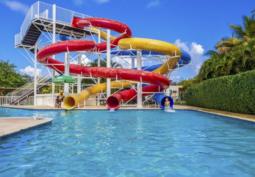 Water park in the Dominican Republic